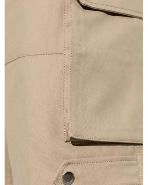 Shorts Con Tasche Cargo di AMI in Natural da Uomo