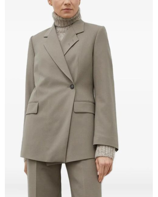 Blazer con doble botonadura y solapa Tiger Of Sweden de color Gray