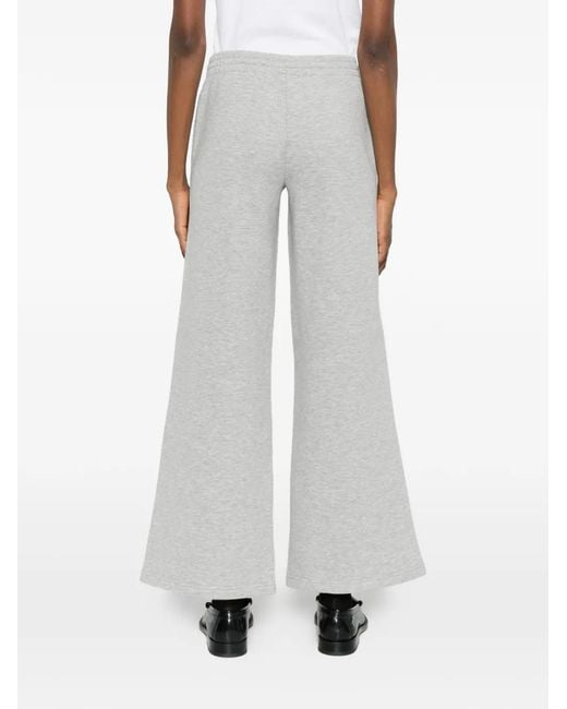 Anine Bing Gray Kacey Sweatpant Monogram Medium Heather