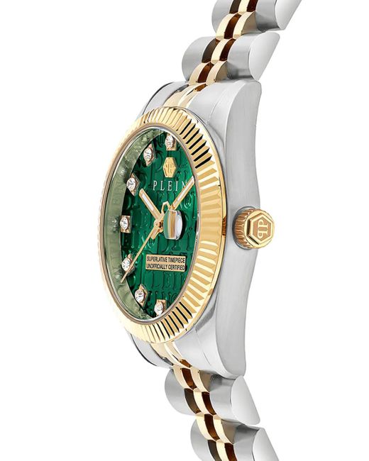 Philipp Plein Green Date Superlative 34Mm