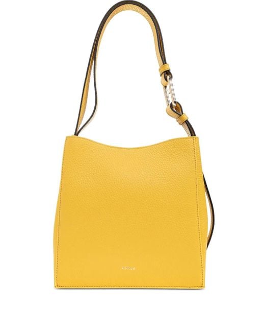Furla Yellow Mini Nuvola Tote Bag