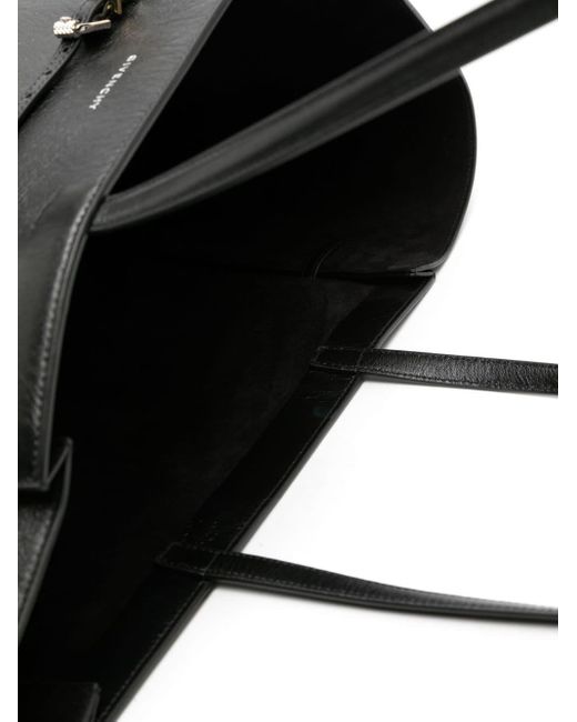 Givenchy Black Belted Leather Tote Bag