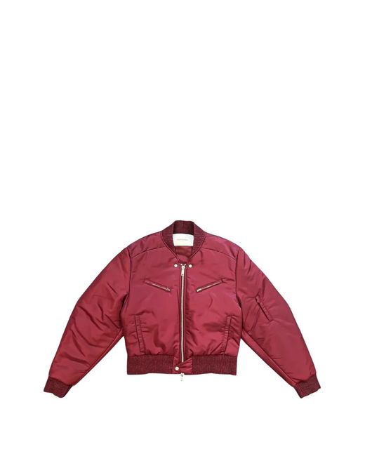 Entire studios Red Arc Bomber Jacket