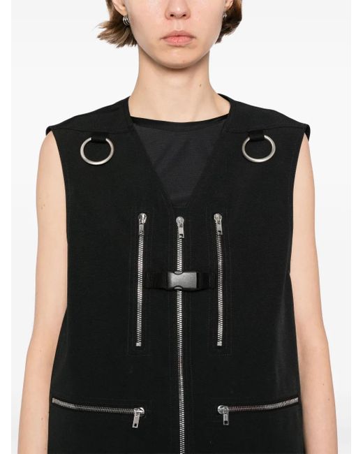Rick Owens Black Headon Waistcoat