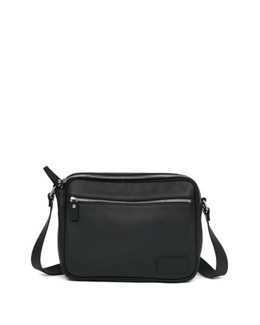 MM6 by Maison Margiela Leren Messengertas Met Textuur in het Black voor heren