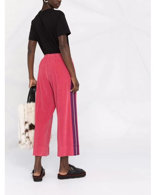 Pantalones de chándal con logo estampado Palm Angels de color Red