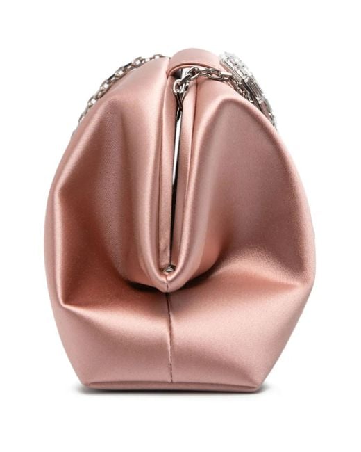 Bolso de mano Camelia con detalles AMINA MUADDI de color Pink