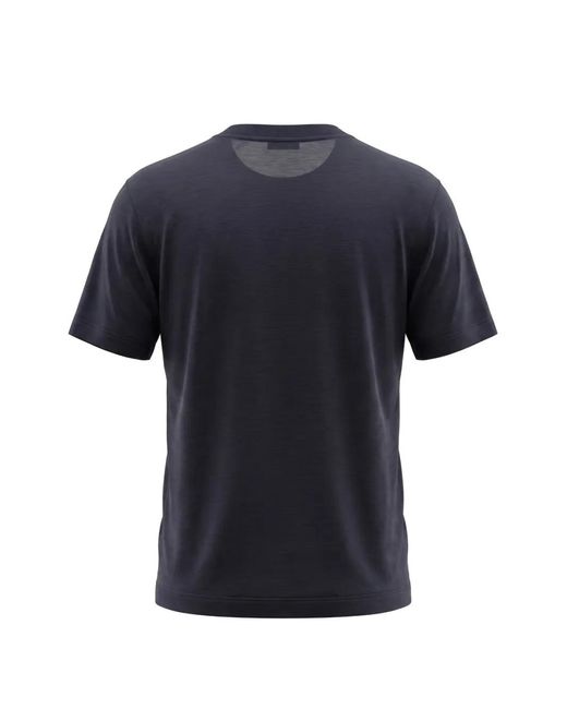 Xacus Black Wool T-Shirt for men