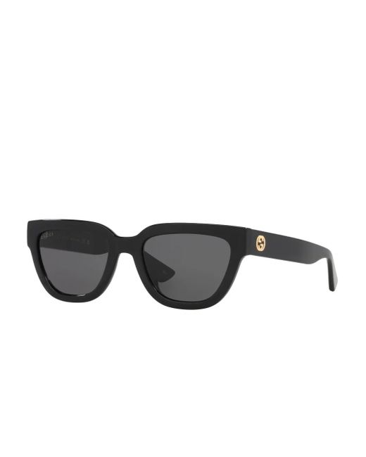 Gucci Black Square-Frame Sunglasses
