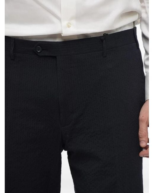 Corneliani Blue Tailored Trousers for men