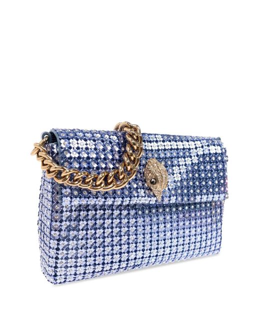 Borsa A Spalla Party Piccola di Kurt Geiger in Blue