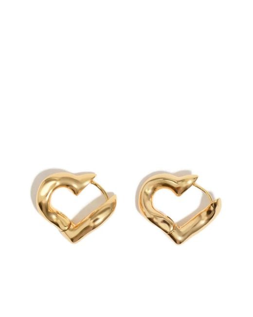 Bimba Y Lola ハート フープピアス Metallic
