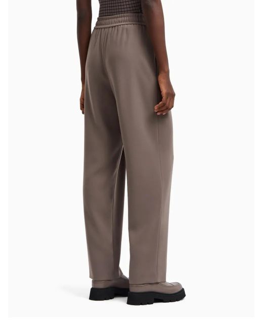 Straight Trousers Emporio Armani en coloris Brown