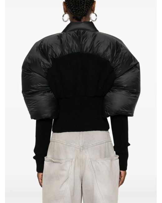 Rick Owens Black Duvetina Jacket