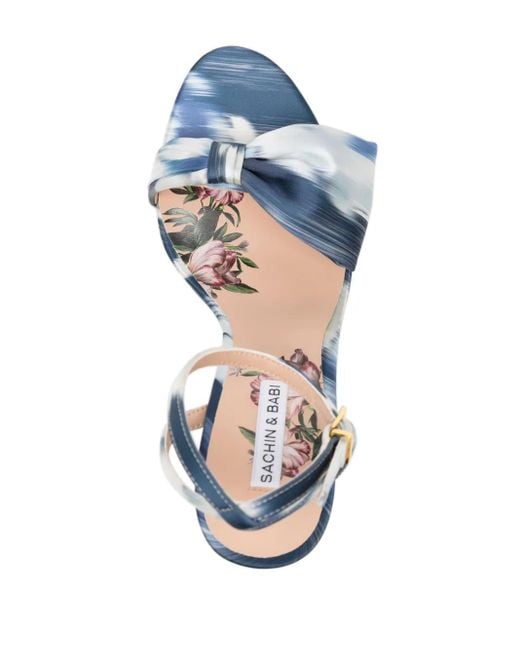 Sandalias Chelsea con lazo Sachin & Babi de color Metallic