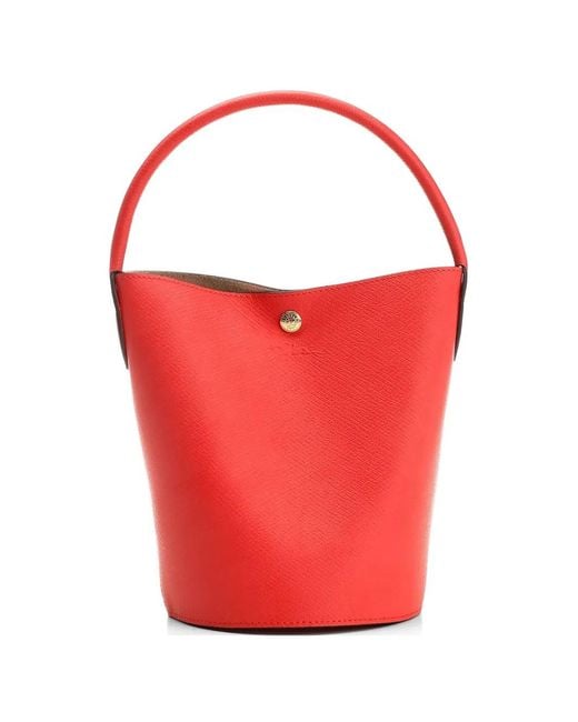 Borsa A Secchiello Épure di Longchamp in Red