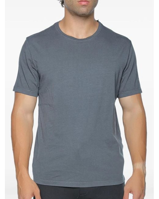 Ecoalf Blue Logo-Print T-Shirt for men