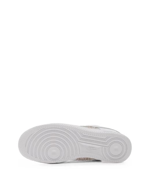 Nike White Air Force 1 '07 Lv8 Arabesque-Printed Low-Top Sneakers for men