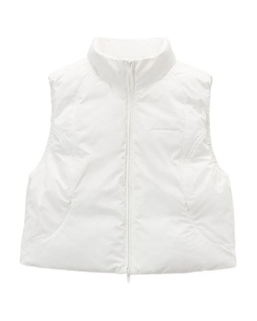 Alexander Wang White Puffer Gilet