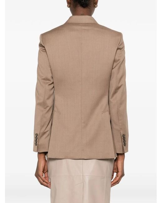 Max Mara Natural Double-Breasted Blazer