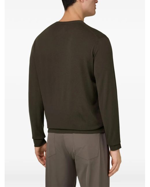 Boggi Green Crew Neck Knitwear for men