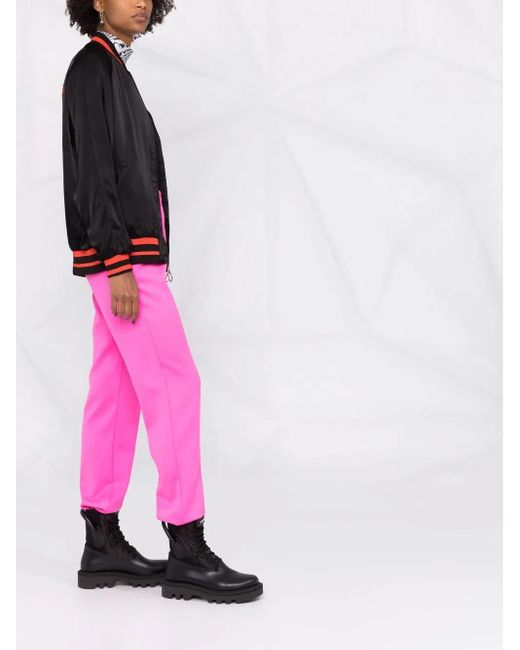 Rabanne Black Logo Patch Bomber Jacket