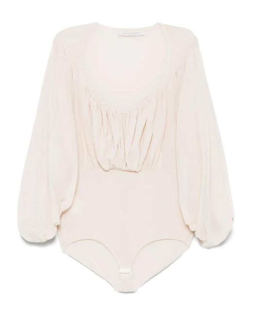 Philosophy Di Lorenzo Serafini ドレープ ボディスーツ Natural