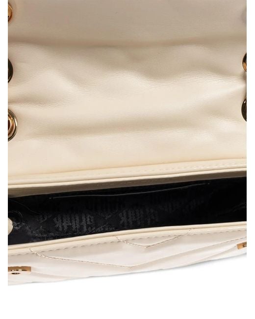 Kurt Geiger Natural Mini Kensington Leather Tote Bag