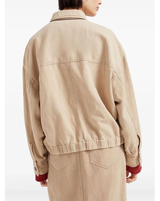 Brunello Cucinelli Natural Monili Jacket