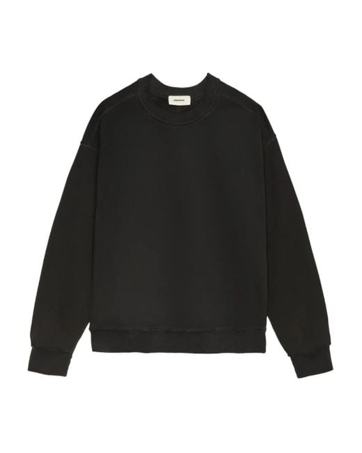 A PAPER KID Black Logo Sweatshirt for men
