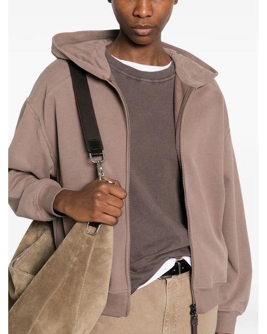 Brunello Cucinelli Brown Cotton Hoodie