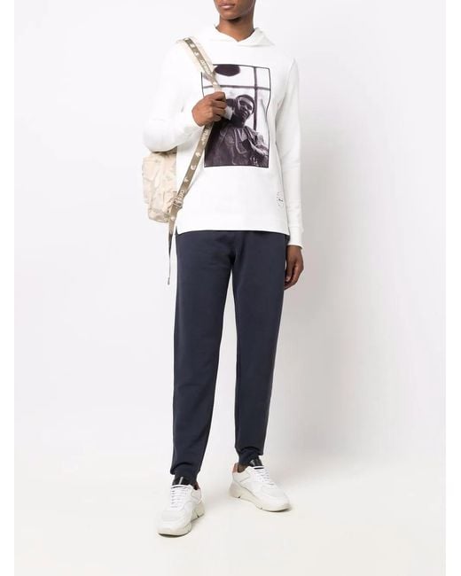 Sunspel Blue Elasticated-Waist Trousers for men