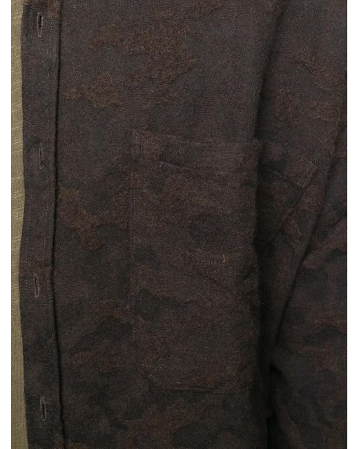 Faith Connexion Black Oversized Textured Shirt for men