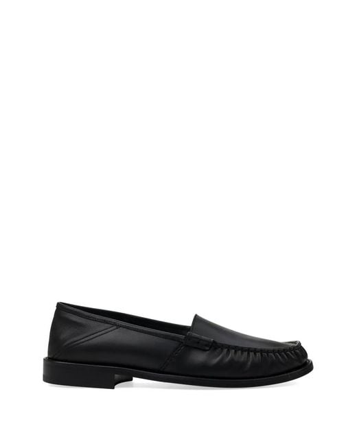 Rhude Black Almond-Toe Loafers for men
