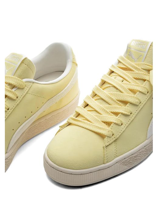 PUMA Yellow Charles F. Stead Suede Sneakers for men