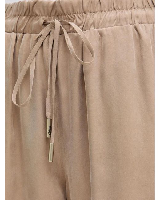 Guess Natural Drawstring Wide-Leg Trousers