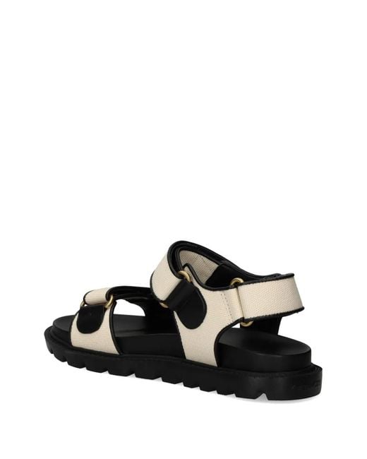 COACH Black Brynn Logo Sandals