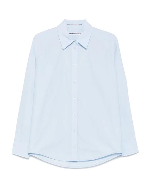 Alexander Wang Blue Klassisches Hemd