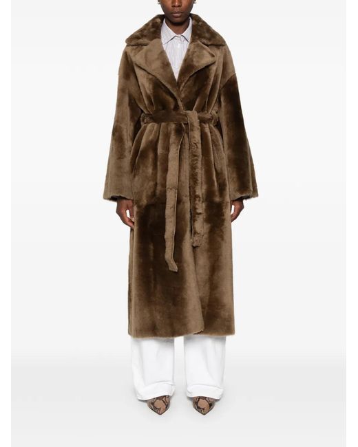 Arma Brown Rien Reversible Shearling Coat