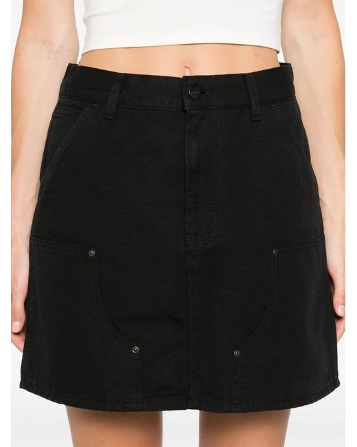 Carhartt Black Patch-Pocket Mini Skirt