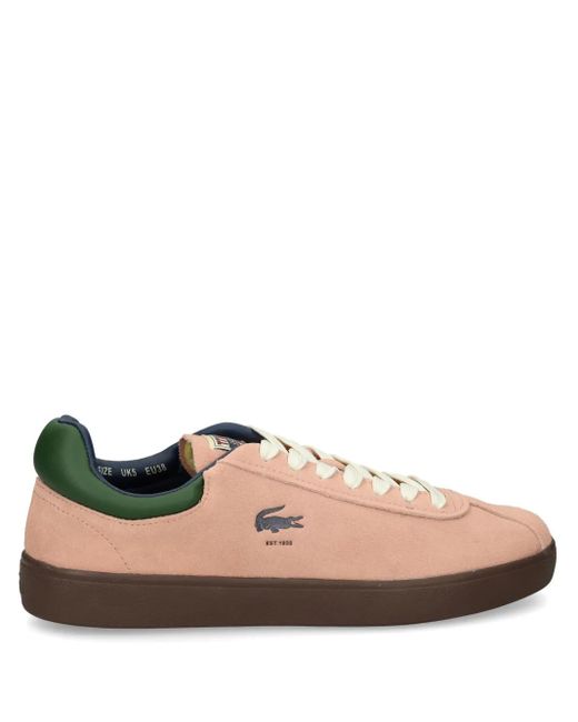 Lacoste Brown Baseshot Suede Sneakers
