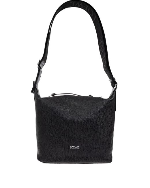 Loewe Black Small Cubi Shoulder Bag for men
