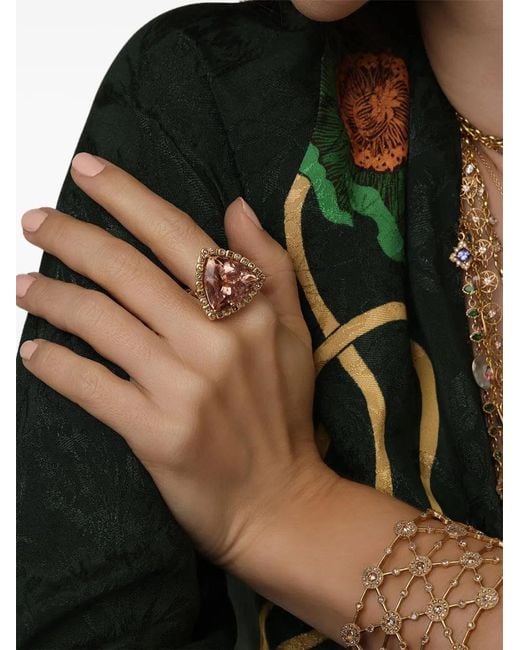 Coomi Pink Ring Mit Morganit Und Diamant