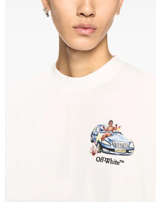 Off-White c/o Virgil Abloh White Fresco Arrow Skate T-Shirt for men