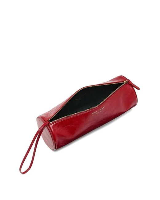 Proenza Schouler Red Cylindrical Leather Clutch Bag