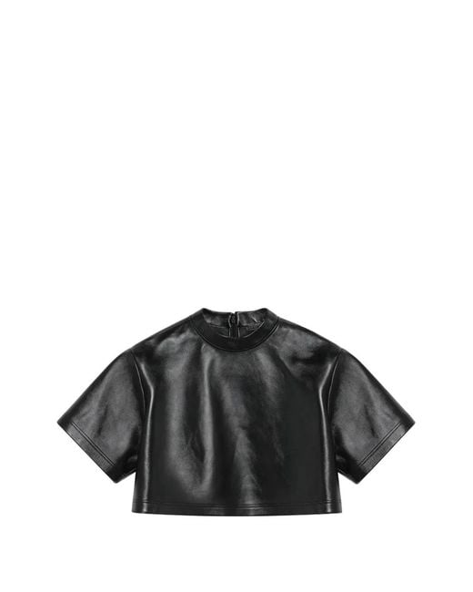 Balenciaga Black Cropped T-Shirt