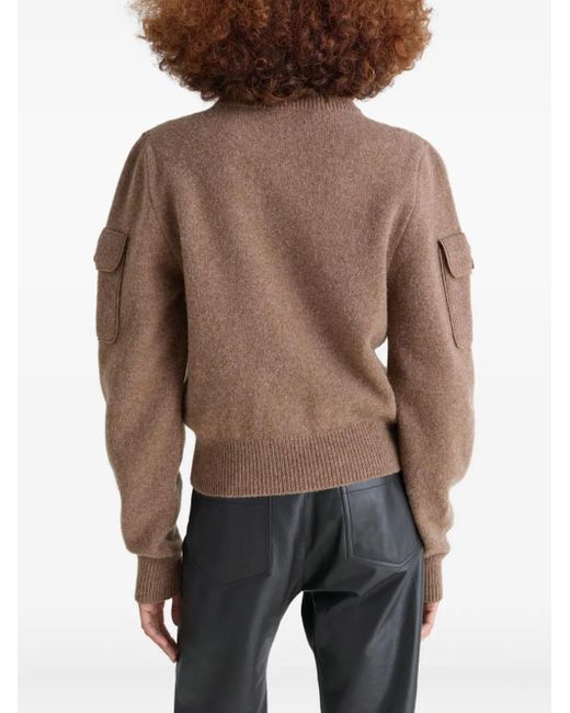 Lemaire Brown Pullover Mit Tasche