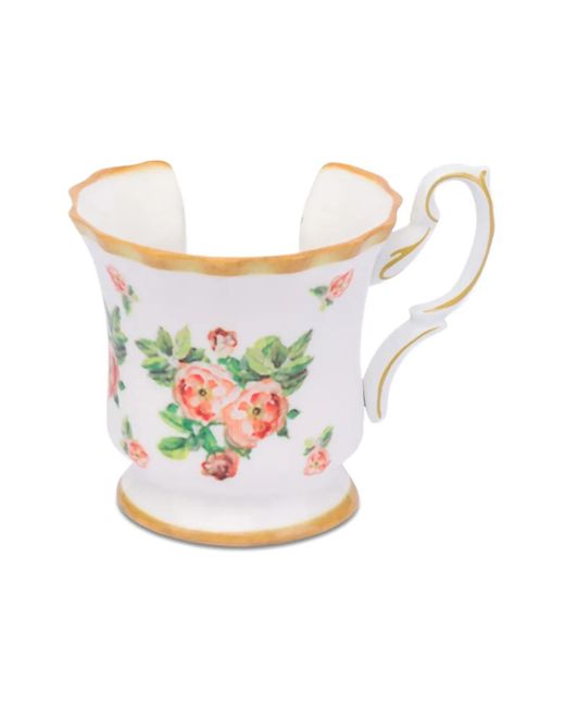 Moschino White Teacup-Shaped Bracelet