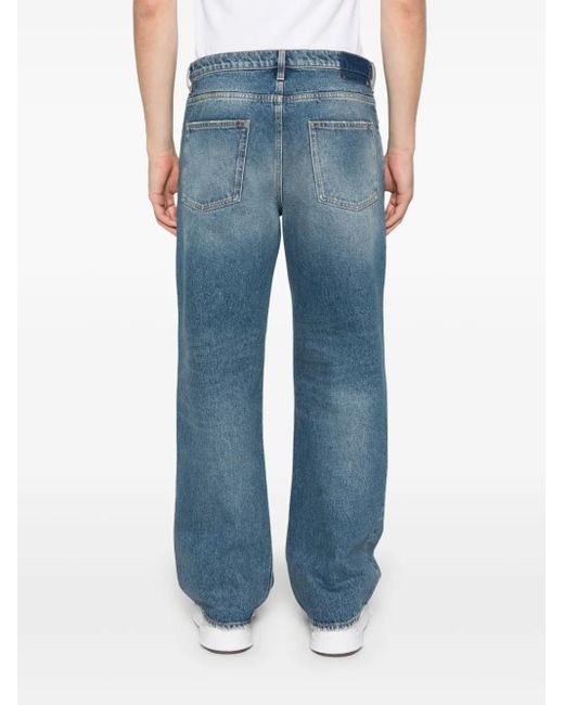 Golden Goose Deluxe Brand Blue Deluxe Brand Whiskering-Effect Jeans for men