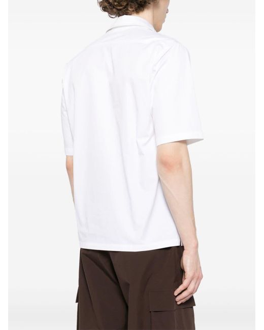 Camisa Gab de manga corta C P Company de hombre de color White